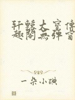 轩辕大宝传奇笔趣阁无弹窗