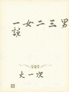 一女二三男事小说