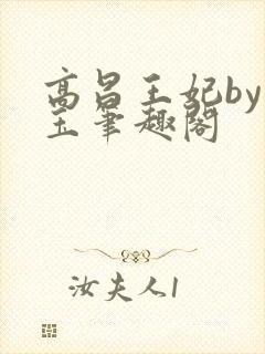 高昌王妃by黛玉笔趣阁