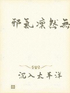 邪气凛然无弹窗