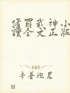 修罗武神小说阅读全文正版