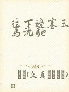 往下边塞玉器骑马沈驰