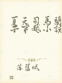 夏天司马兰九皇子穿越小说笔趣阁