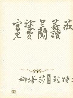 官途吴蔷薇全文免费阅读