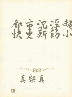 都市沉浮超前超快更新的小说