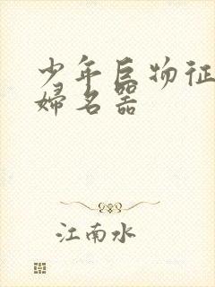 少年巨物征服美妇名器