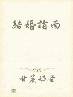 结婚指南封面