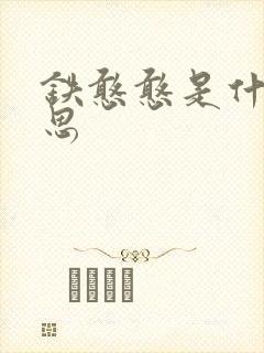 铁憨憨是什么意思