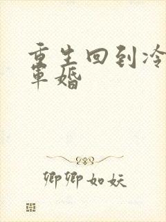 重生回到冷战前军婚