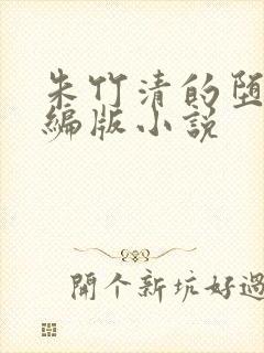 朱竹清的堕落改编版小说