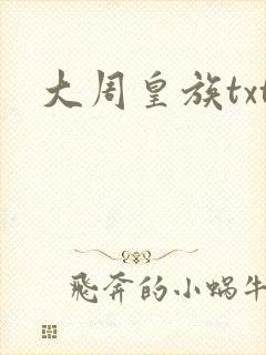 大周皇族txt