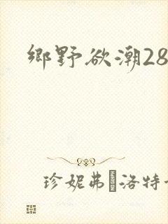 乡野欲潮28章