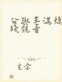 公与丰满熄4在线观看