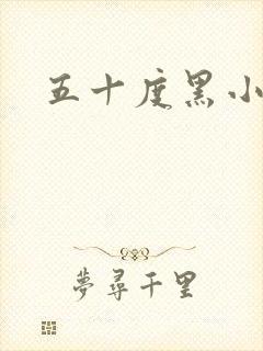 五十度黑小说封面