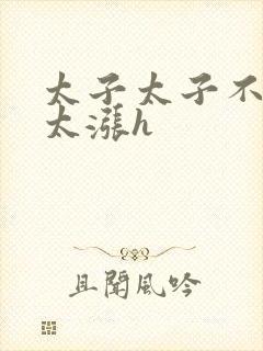 太子太子不要了太涨h