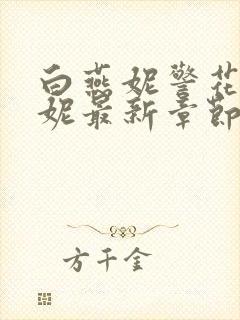 白燕妮警花白艳妮最新章节更新