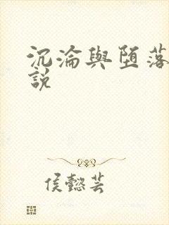 沉沦与堕落的小说