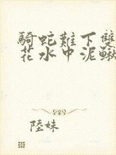 骑蛇难下双金银花水中泥鳅