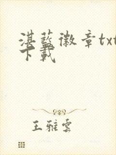 湛蓝徽章txt下载封面