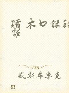 赌 木口银的小说