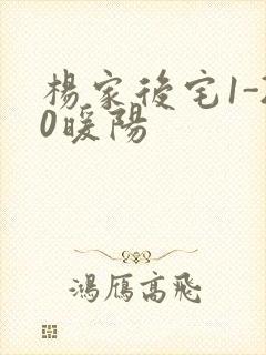 杨家后宅1-20暖阳