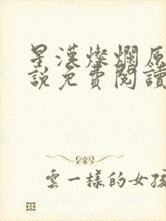 星汉灿烂原著小说免费阅读