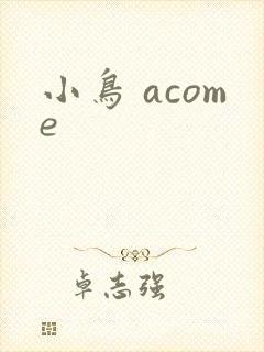 小鸟 acome