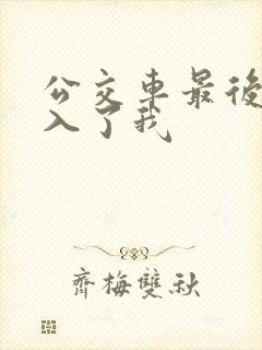 公交车最后一排入了我