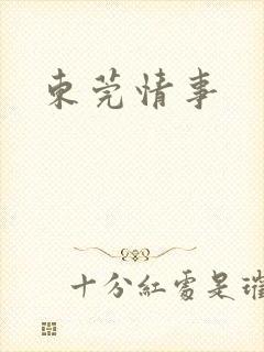 东莞情事
