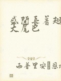 盛开长着翅膀的大尾巴