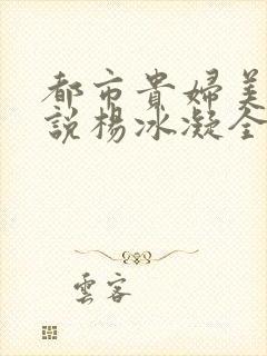 都市贵妇美腿小说杨冰凝全文阅读