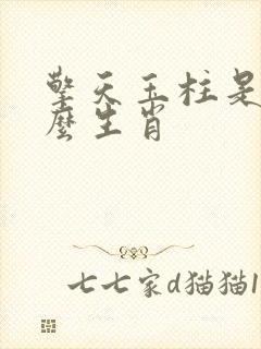 擎天玉柱是指什么生肖