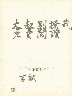 大叔别撩我小说免费阅读封面