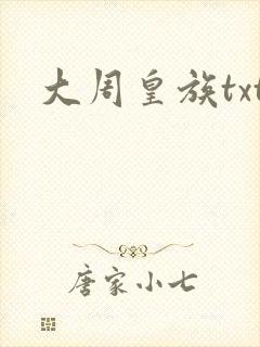 大周皇族txt