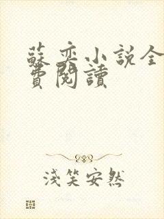 苏奕小说全文免费阅读