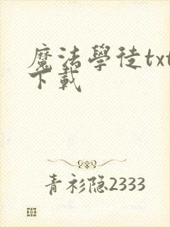 魔法学徒txt下载