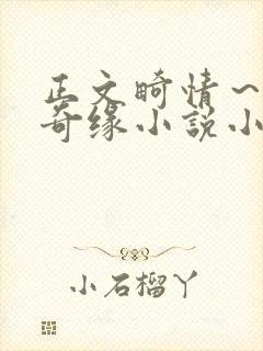 正文畸情～内裤奇缘小说小茹