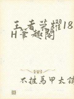 王者荣耀18rH笔趣阁