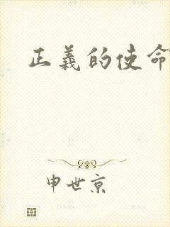 正义的使命小说