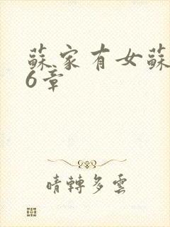 苏家有女苏杳56章