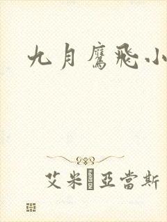 九月鹰飞小说