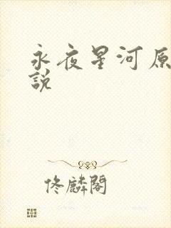 永夜星河原著小说