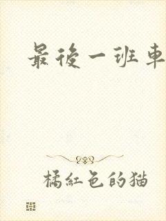 最后一班车小说