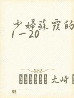 少妇苏霞的沉沦1一20