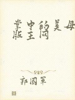 掌中的美母第一版主网