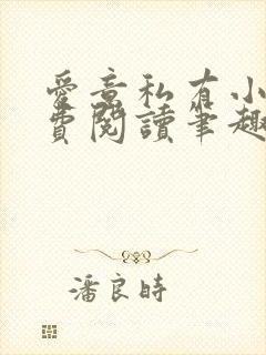 爱意私有小说免费阅读笔趣阁封面