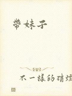 《带妹子》小说封面