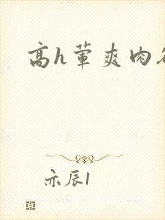 高h荤爽肉欲文