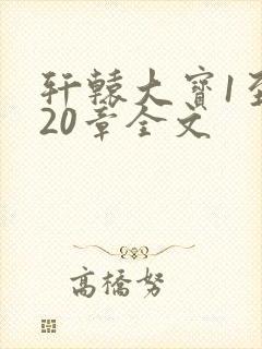 轩辕大宝1至720章全文