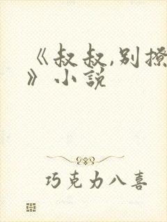 《叔叔,别撩我》小说封面